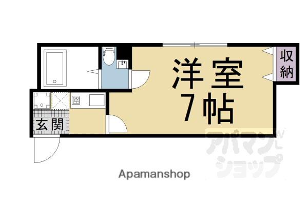 R-GRANTS大宮五条(1K/4階)の間取り写真