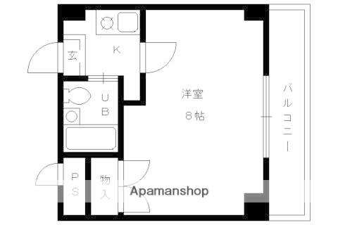 ACEIN向島(1K/4階)の間取り写真