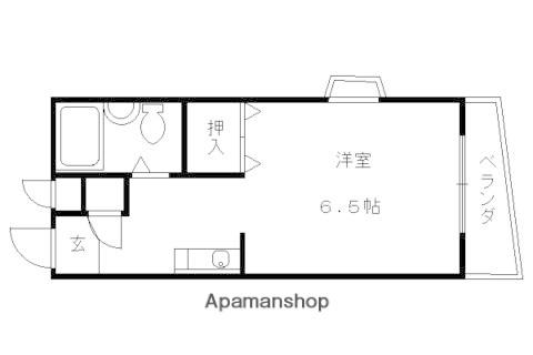 ライブコープ291(1K/3階)の間取り写真
