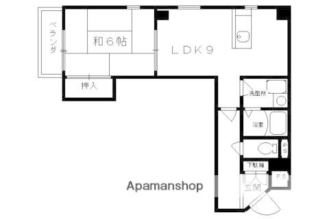 SOMNIUM(1LDK/4階)の間取り写真
