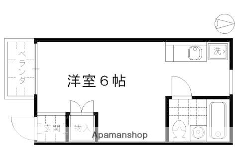 メゾンウェルス(ワンルーム/3階)の間取り写真