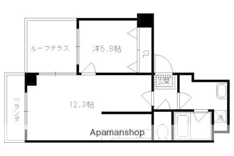 リアライズ小山西御所(1LDK/4階)の間取り写真