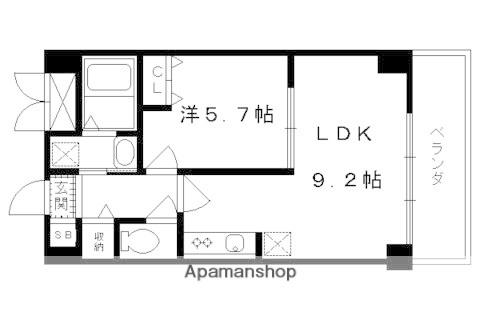 プレミアコート(1LDK/3階)の間取り写真