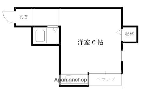 福野マンション(ワンルーム/4階)の間取り写真