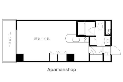 FAAD(1K/3階)の間取り写真