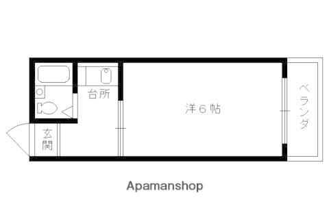 京都33GENDOU(1K/1階)の間取り写真