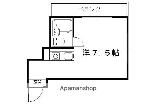 CHATEAU KAZUKI(ワンルーム/4階)の間取り写真