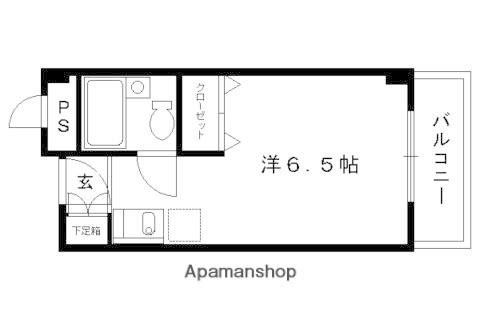 フィールダボーン(1K/2階)の間取り写真