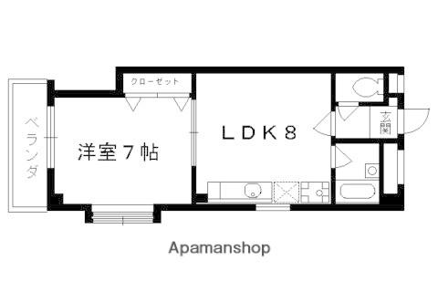 イッツアイランド(1LDK/5階)の間取り写真