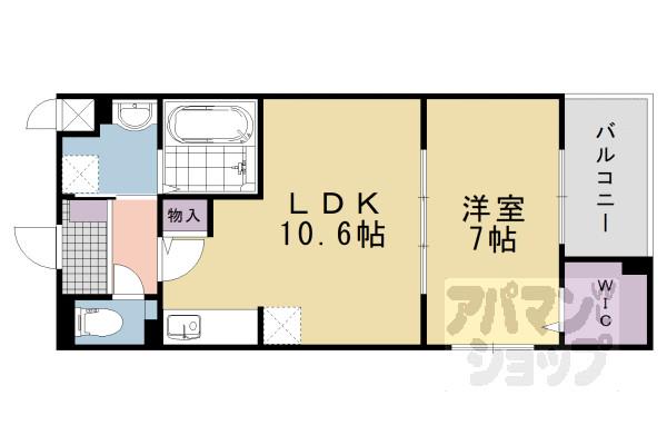 メゾン・ド・エフ(1LDK/2階)の間取り写真