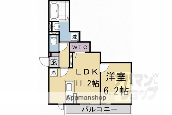 ソラーナ(1LDK/3階)の間取り写真