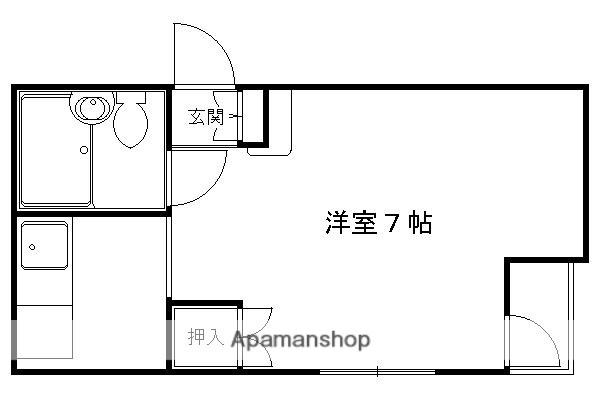 サンフラワー御幸町(1K/5階)の間取り写真