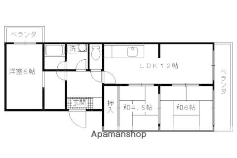 シャルム醍醐(3LDK/3階)の間取り写真