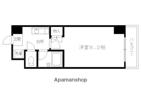 メゾン・ド・エクレール(1K/6階)の間取り写真