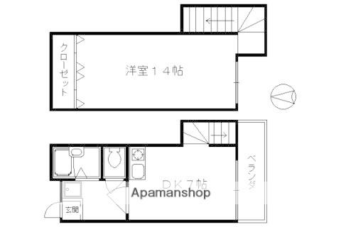 アルティスタ姉小路(1DK/3階)の間取り写真