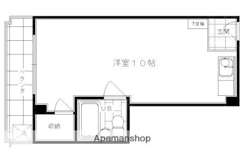 ル・松尾(1K/3階)の間取り写真