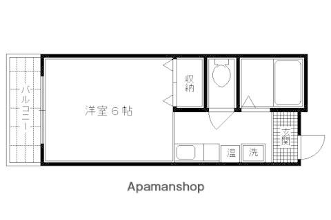 ヴィーグルヤマダ(1K/5階)の間取り写真