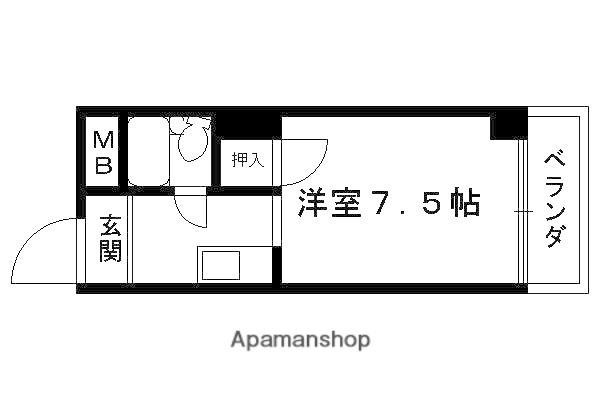 フェリーチェ吉祥院(1K/3階)の間取り写真