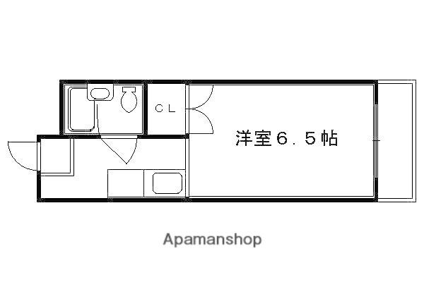 メゾンドール(1K/3階)の間取り写真