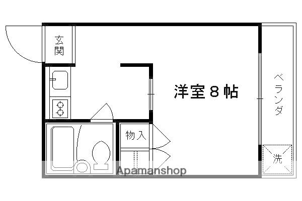 アウルマンション(1K/3階)の間取り写真