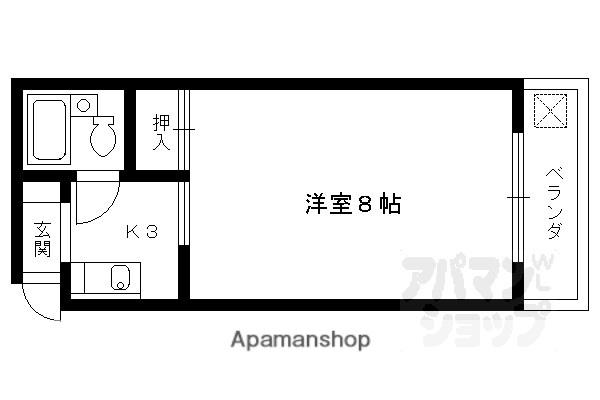 シンプルハイツベニス(1K/5階)の間取り写真