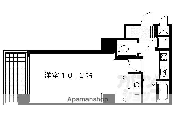 サムティ京都祇園(1K/1階)の間取り写真