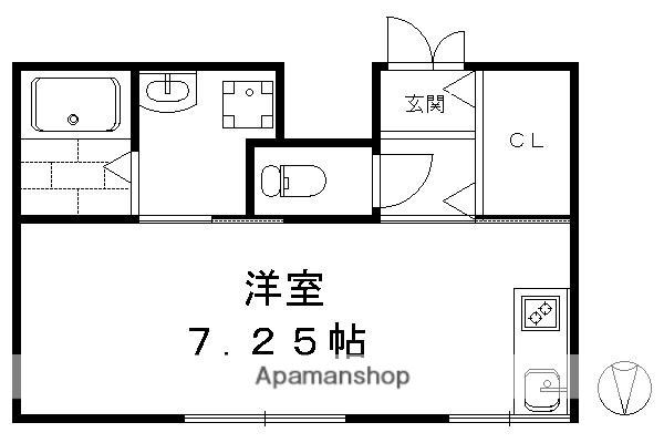 SUCCEED吉祥院(ワンルーム/2階)の間取り写真