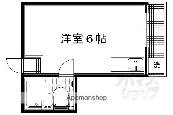 ライブコート二軒茶屋(ワンルーム/3階)の間取り写真