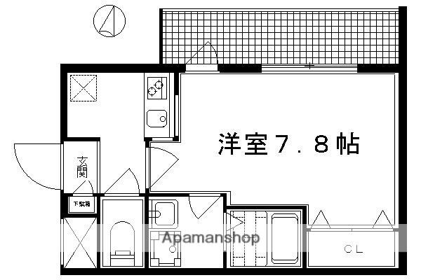 APPARTAMENTO御所東(1K/2階)の間取り写真