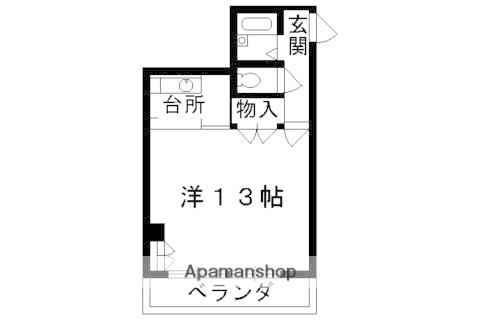 ファーストコート東山三条(1K/4階)の間取り写真