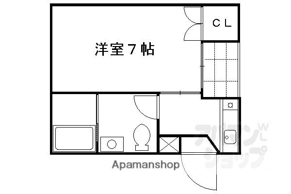 MORE西洞院(1K/5階)の間取り写真