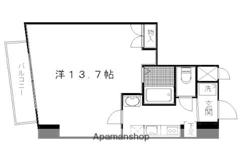 オーク西陣(1K/4階)の間取り写真