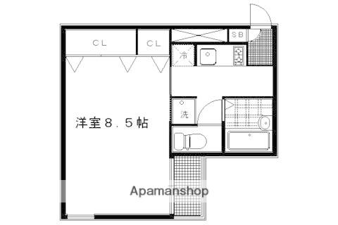 マ・メゾン(1K/2階)の間取り写真