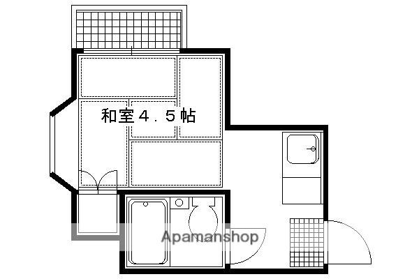 サンファーストビル(1K/3階)の間取り写真
