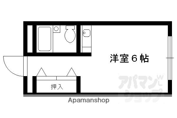 文華堂マンション(1K/3階)の間取り写真