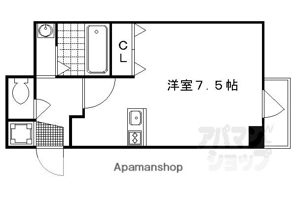 CASA FLUENTE(ワンルーム/5階)の間取り写真
