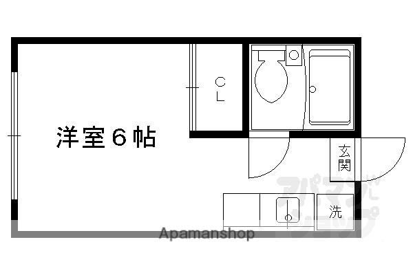 MINATO HOUSE(1K/1階)の間取り写真