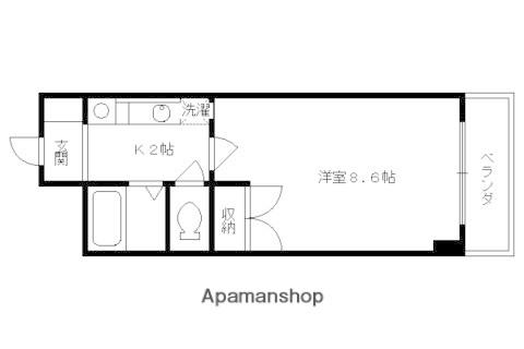 LA FUENTE 友(1K/2階)の間取り写真