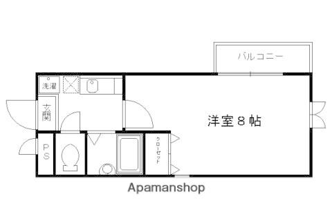 サンヴェール七条(1K/3階)の間取り写真