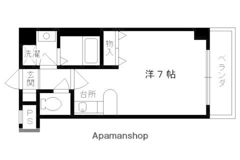 ABLE創久五条大宮(ワンルーム/3階)の間取り写真