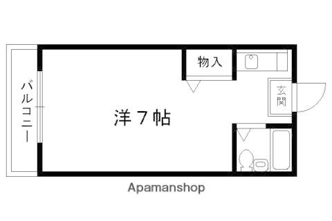 サンリット(ワンルーム/3階)の間取り写真