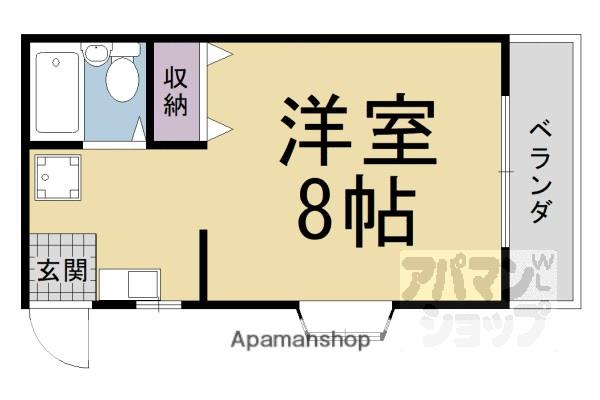 アストロプラザIII(1K/2階)の間取り写真