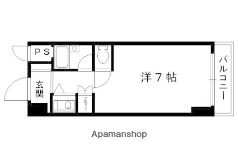 ノアーズアーク京都五条(1K/8階)の間取り写真