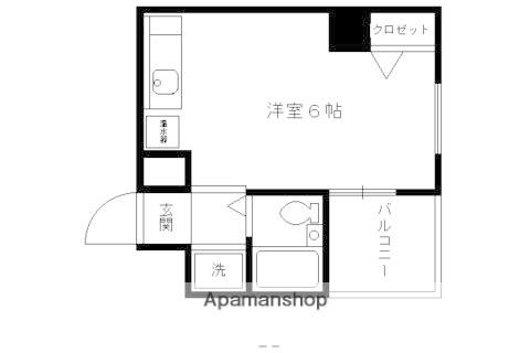 京の五条 GREEN HOUSE(ワンルーム/9階)の間取り写真