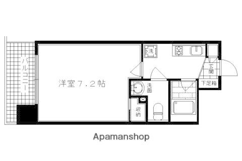 和泉ハイツ(1K/4階)の間取り写真