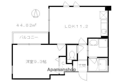 烏丸アネックスII(1LDK/6階)の間取り写真