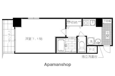 KDXレジデンス西院(1K/10階)の間取り写真