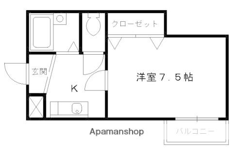 アルティスタ姉小路(1K/4階)の間取り写真