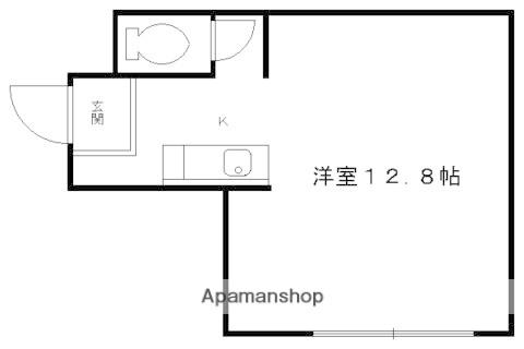 コーポ杉(1K/2階)の間取り写真