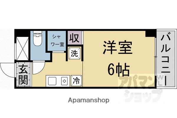 ハイムブルーメ(1K/1階)の間取り写真